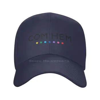 Повседневная джинсовая кепка с логотипом Com Hem, вязаная шапка, бейсболка